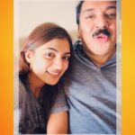 Nazriya Nazim Instagram - Vapa 💛🥰 #missingyou #likefatherlikedaughter