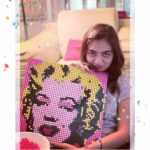 Nazriya Nazim Instagram - Marilyn Monroe 🌸 N me 🤓 #lockdownlegolife