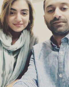Nazriya Nazim Instagram - 6 years later .....🤪😂😘 I love u ... Happy anniversary baby! 🖤 Good luck to u 😜 #husbandandwifeteam #forevertogether