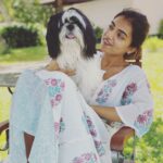 Nazriya Nazim Instagram - Moods with my boy 😍🥺 #oreoff #lockeddownlove