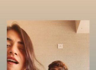 Nazriya Nazim Instagram - Aiiiyyy aiiyyy 😜 @naveen_nazim 🕺💃🏻