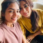 Nazriya Nazim Instagram - I missed her so much ..💞👭#prettiestsister #sisterfromanothermister
