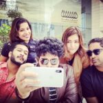 Nazriya Nazim Instagram - Miss u guys ☹️#crazytrip #surprise #familylove Doha