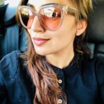 Nazriya Nazim Instagram - The weirdest shades I have ...but who cares ..love them❤️ ! 🙈😜😎
