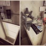 Nazriya Nazim Instagram - Husband's side table vs mine 😂#home