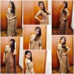 Nazriya Nazim Instagram - Wedding scenes ....Thanku Label'm #saree😍 #saree😍