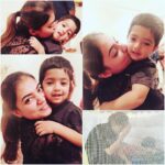 Nazriya Nazim Instagram - I'm cheating on my husband with this one.....😂!! I love u little munchkin #yayu baby#my little crush#kisses#najiyalovesu