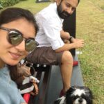 Nazriya Nazim Instagram - Our happy family ...#Coorg#love#oreo