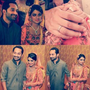 Nazriya Nazim Instagram - A year after our engagement today ....time 😅...love remains the same foreva...😘😘😘