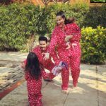 Neha Dhupia Instagram – Welcome to our crazy , chaotic , cheerful Christmas 🎄… this is all that a girl could wish for and more … thank you Santa , those years of leaving cookies and milk out really worked 🎅❤️🧿 #merrychristmas from ours to yours … ❤️😍 Mi Casa