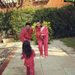 Neha Dhupia Instagram - Welcome to our crazy , chaotic , cheerful Christmas 🎄… this is all that a girl could wish for and more … thank you Santa , those years of leaving cookies and milk out really worked 🎅❤️🧿 #merrychristmas from ours to yours … ❤️😍 Mi Casa