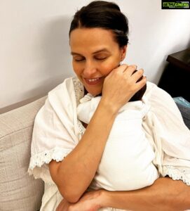 Neha Dhupia Instagram - Two months of relentlessly loving you our baby boy … uff! My heart is full ❤️…