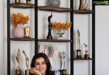 Nikki Galrani Instagram - Where love resides, memories are created, friends belong, and laughter never ends 💖 This beautiful yet bold sofa by @studioochre is the perfect choice for all my moods✨ #HomeSweetHome #HappyHome Interior Designer : @farahagarwal x @chestnutstoreys Shot by : @_yashrjain Re touched by : @kiransaphotography Interior Stylist : @sam_wade11
