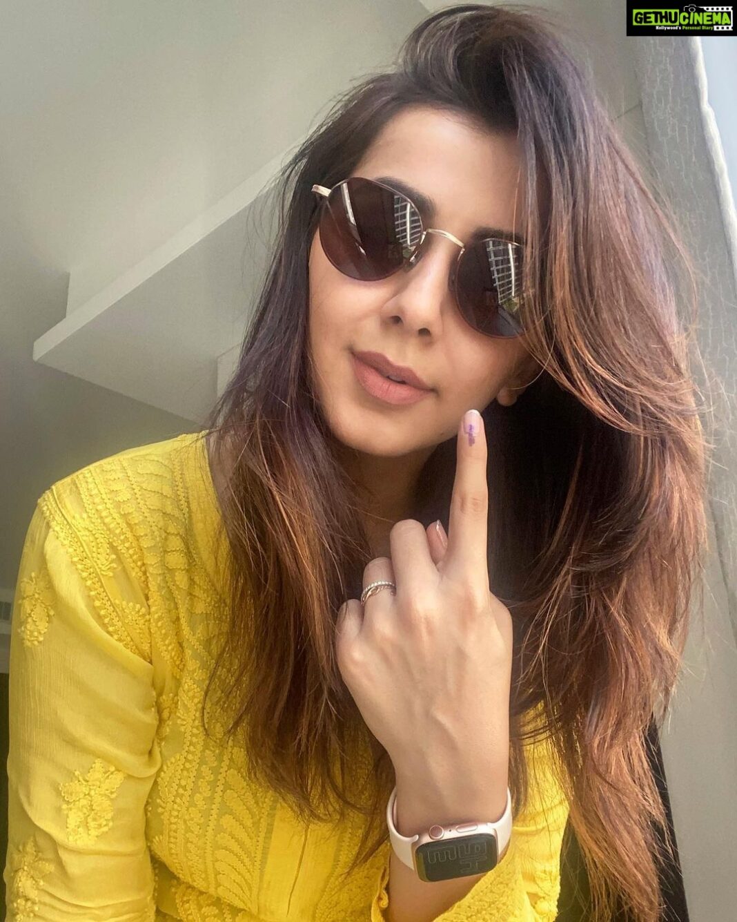 Nikki Galrani Instagram - #MakeItCount People !!! Please Go #Vote 🙏🏻 #TNElections2021