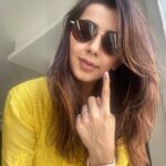 Nikki Galrani Instagram - #MakeItCount People !!! Please Go #Vote 🙏🏻 #TNElections2021