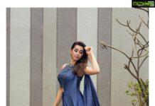 Nikki Galrani Instagram - 🦋 Make up & hair by @reenapaiva & team Outfit by @justlikethatbyanju @tifarachennai Jewellery by @esmecrystals @tifarachennai Shot by @prachuprashanth for @she_tamil