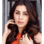 Nikki Galrani Instagram – She was chaos & beauty intertwined🧡
Make up & Hair by @reenapaiva & Team
Outfit by @maxmara
Earrings by @misho_designs
Styled by @prajanyaanand
Shot by @palaniappansubramanyam
