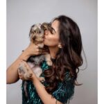 Nikki Galrani Instagram - This little Bundle of Pure Love,Magic & a little Madness🐾♥️✨ #Hulk @thepawsomeboys Pc : @kiransaphotography