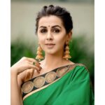 Nikki Galrani Instagram – 🦚✨
Outfit by @bluedoor.the 
Jewellery by @chennaidiamonds 
Make up & Hair by @naturalssalon 
Styled by @prathishta 
Shot by @kiransaphotography