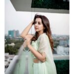 Nikki Galrani Instagram - #EidMubarak to all of you♥️🕌🌙 For @tifarachennai Outfit by #Shaanmukhi Earrings by @esmecrystals Make up & Hair by @bride_over Styled by @prathishta Shot by @kiransaphotography