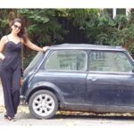 Nikki Galrani Instagram - Found your car painted in blue 😋 Mr Bean, where you at?😋😆#90sKids #MrBeansCar #MrBean