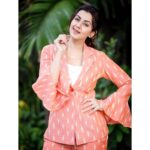 Nikki Galrani Instagram – For the #PressMeet of #Kee 🧡
Outfit by  @PriyaAgarwal_Clothing
Make Up by @ThatChennaiGirlMakeup
Hair by @BeautyMaven_
Shot by @KiransaPhotography
Styled by @Blueprint_By_Navya_Divya & @DesignByBlueprint