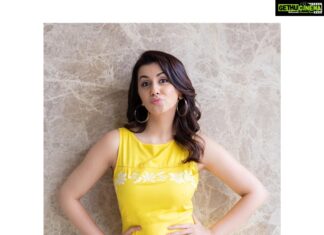 Nikki Galrani Instagram - Kickstarting #Kee Promotions🌼in Theatres from April 12th 🌼 Outfit by @StyleByAnd Styled by @designbyblueprint & @blueprint_by_navya_divya Make Up & Hair by @ChiselleMakeupAndHair Photography by @MahazPhotography 🌼