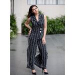 Nikki Galrani Instagram – #1 #AboutYesterday !!! For the Press Meet of #CharlieChaplin2 🖤 #CC2 
Outfit by @HeraByAj
Make Up by @Olivia.Anugraha
Hair by @MakeOverByDeekshita
Shot by @KiransaPhotography
Styled  @Blueprint_By_Navya_Divya & @DesignByBlueprint 🧚🏻‍♀️