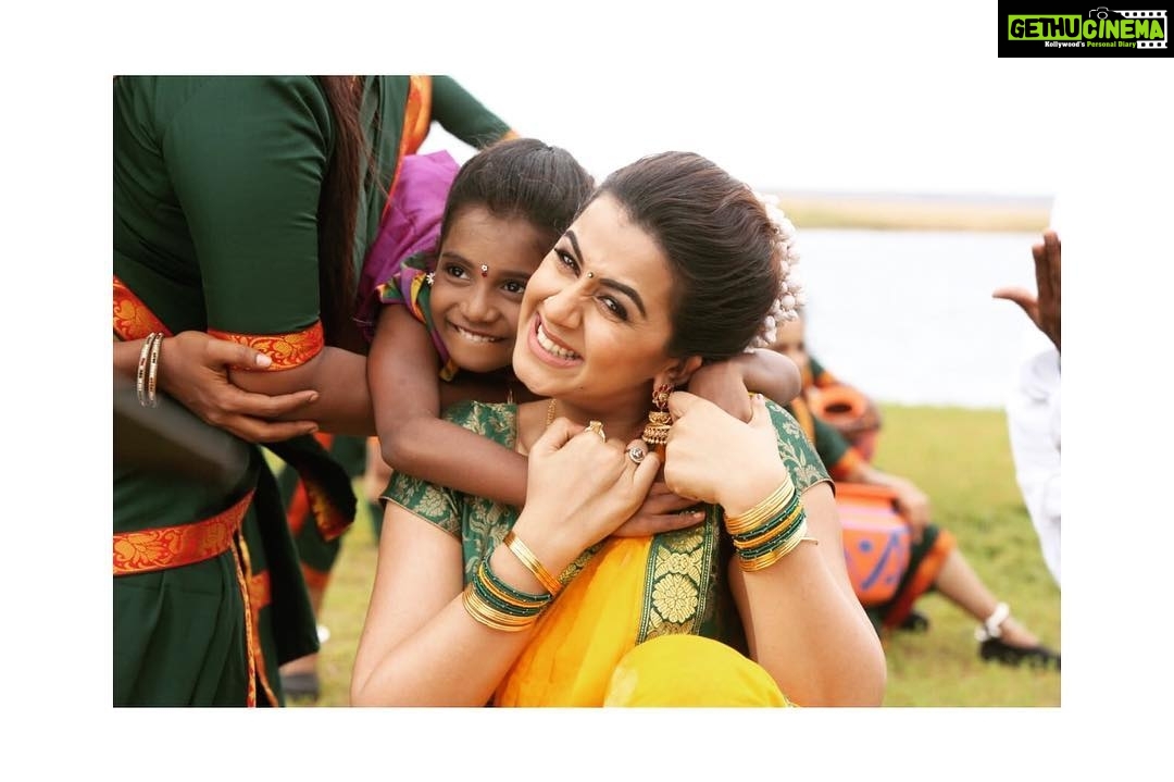 Nikki Galrani Instagram - #CharlieChaplin2 #CC2 💛
