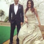Nikki Galrani Instagram - When a #Doctor & a #DramaQueen are captured together,the outcome is something like this🙈🤪💃🏻👻 Outfit by @fatizhyderabad 🌸