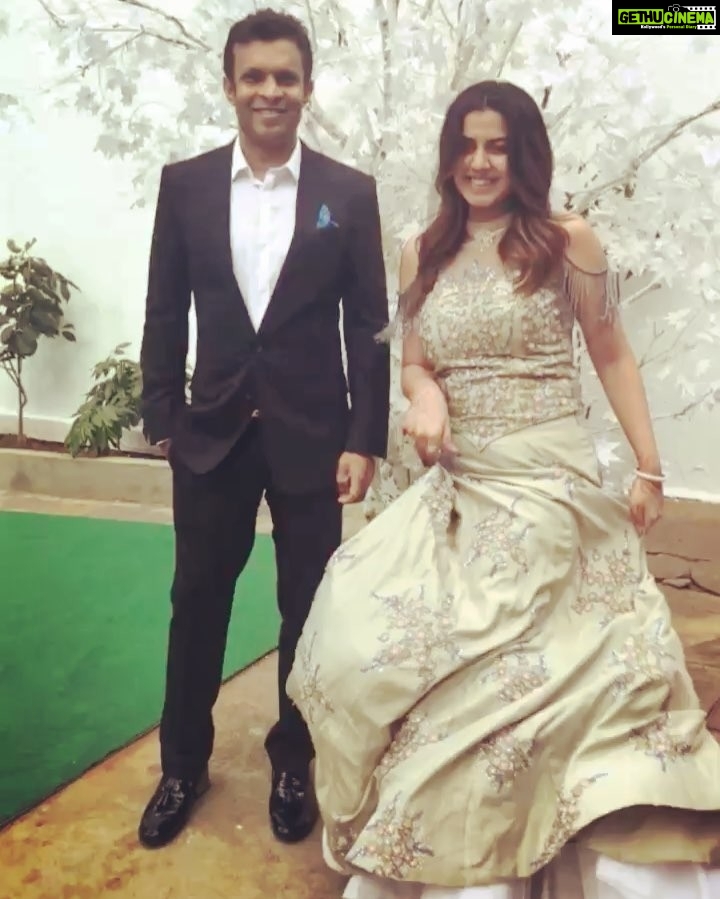Nikki Galrani Instagram - When a #Doctor & a #DramaQueen are captured together,the outcome is something like thisππ€ͺππ»π» Outfit by @fatizhyderabad πΈ