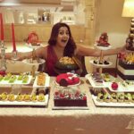 Nikki Galrani Instagram - When FOOD is your First Love 😍🐒❤😝 #AllMine #Food #Foodie #ShootMode #ShootLife #FirstLove