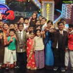 Nikki Galrani Instagram – Had an amazing time with these super talented & naughty kids from #JuniorSuperstars 😊 tune in tonight at 7 pm for #MaragathaNaanayam Special on #ZeeTamil 😊