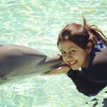 Nikki Galrani Instagram - #Dolphins #BestMoment #HappyMe 💋❤ Sea World San Diego
