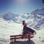Nikki Galrani Instagram – Caught in the act 😋 #Twirl #Twirl #Twirl Top of Gornergrat 3112m/10310ft
