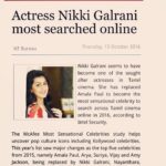 Nikki Galrani Instagram - A Million thanks to all of u for the love u guys shower on me ❤️😘