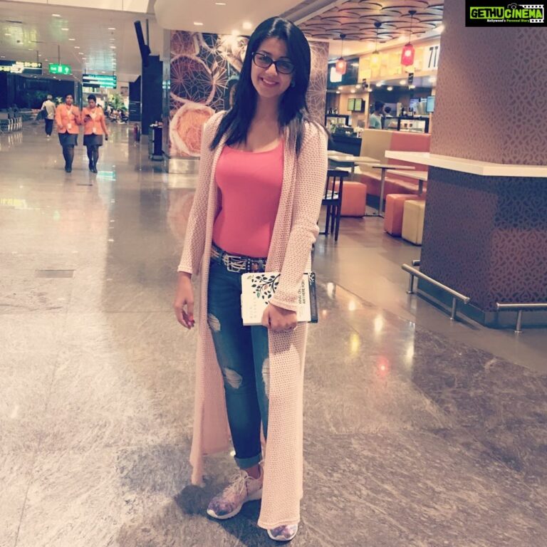 Nikki Galrani Instagram - #Switzerland calling 💕 Bangalore International Airport Bus Terminal