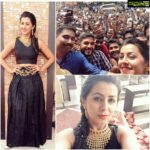Nikki Galrani Instagram - Form the launch of #JoscoJewels this morning 😊 Thank u #Kottayam for all the love & affection ❤️❤️❤️ #Kerala