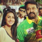 Nikki Galrani Instagram - Wishing one of my Favorites #Lalettan a Fabulous Bday 🎊🎉🎊 #MohanLal #Lalettan #HappyBday