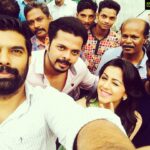 Nikki Galrani Instagram - #Team5 begins today 😊 Need all your blessings & support as always for this one 🙏🏻❤️ #Nikki #Sreesanth #Mollywood