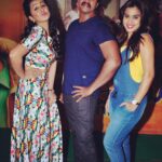 Nikki Galrani Instagram - Sunil Garu striking a pose 😄😄😄