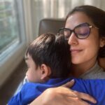 Nisha Agarwal Instagram - All we need is love ❤️ and some sun ☀️ #letthembelittle #mom #son #momblogger #mumbaimoms #cuddles #morningcuddles