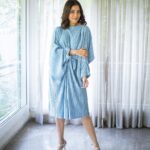 Nisha Agarwal Instagram - I love easy breezy dresses. You know when you don’t have to think too much and just slip into something comfortable yet stylish. This outfit from @sanahsharmaofficial is just that ❤️ Wearing @sanahsharmaofficial Shoes @charleskeithofficial MUA @khush.mua 📸 Team @piyush_tanpure #indiandesigners #dresses #eveningwear #dinnerdress #brunchoutfit