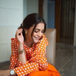 Nisha Agarwal Instagram – Bright, happy & comfortable, is how I describe this striking outfit from @madebycuin 

I love how versatile this outfit is, the shirt, can also be worn as a shirt dress with belt for a different look. 

Wearing @madebycuin 
Earrings @tasi.elegantlysimple 
Hand piece @zara 
Watch @omega 

MUAH @nikharproartist 
📸 @piyush_tanpure