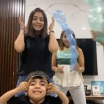 Nisha Agarwal Instagram - Sometimes when you think you are stuck in a chaos, and you can’t do much, go with the flow! And you may just be surprised! All this craziness with @grivashah #letthembelittle #momlife #letthemhavefun #motherlove #momblogger #mumbaimoms #mumbaimommyblogger