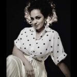 Nithya Menen Instagram - Polka dots and curls🤍 📷: @beejlakhani Styled by: @ekalakhani @sonakshivip @nupur_p for @team___e Make up by: @makeupbylekha, assisted by @a_little_sip_of_fashion Hair by: @rohit_bhatkar . From our #selflove series 🌸