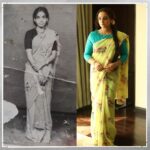 Nithya Menen Instagram – Reposted from @poojitatadikonda 
(This is @poojitatadikonda ‘s mother :D , not my mom )
” Its one of the @nithyamenen ‘s favourite looks that we recreated from my mom’s old photograph!! 
This is like a sweet tribute to my mom!! ❤️ ” 

🤎 this is one of my favorite sarees i wore in the film :)