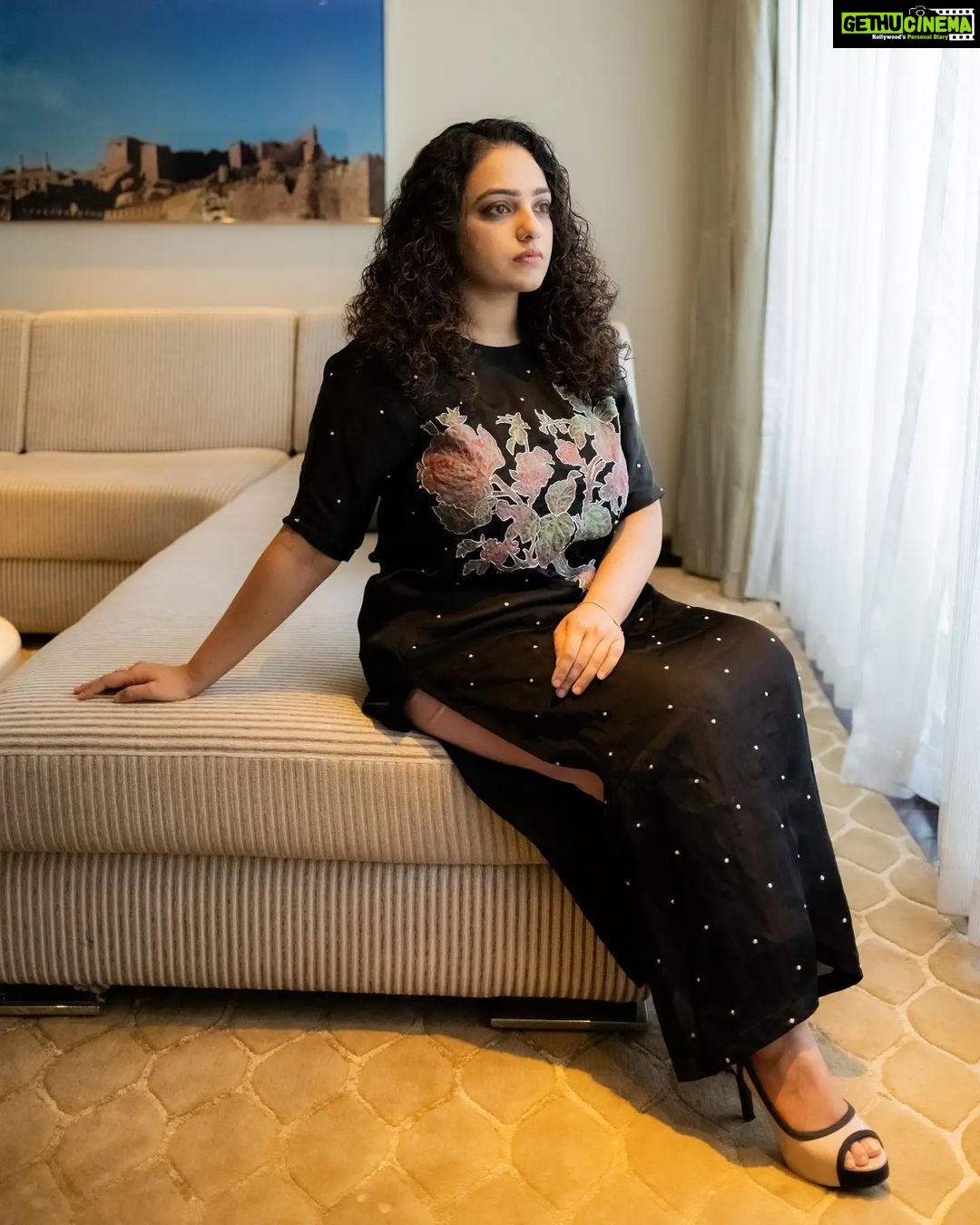 Nithya Menen Instagram - Outfit - @xsinchx 📸- @aykaiy Jewellery- @aa.r.ka Styling-@shilpagns Assisted by - @gouthamichandra