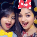 Nithya Ram Instagram - Happy birthday to the sweetest, most generous and most gorgeous sister in the world.... U can always count on me to be there at Ur good and bad times...I m so blessed to have you in my life my babyyyyy😘😘 Love you binduuu♥️♥️♥️ #happybdaybaby❤️ #mybabygirl💕 #naughtiest #crazysis #myladdu😘 #mymonkeygirl #loveforlife #@rachita_instaofficial