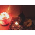 Nivetha Pethuraj Instagram - My little meditation corner #constellation #stones #buddha #saltlamp